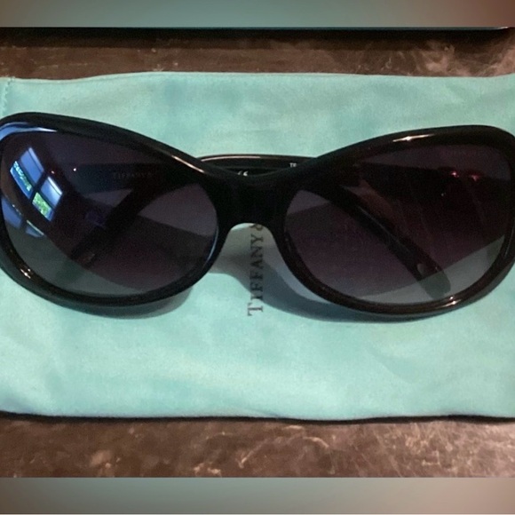 Tiffany & Co. Accessories - Tiffany & Co. Dark Sunglasses with Black Frame